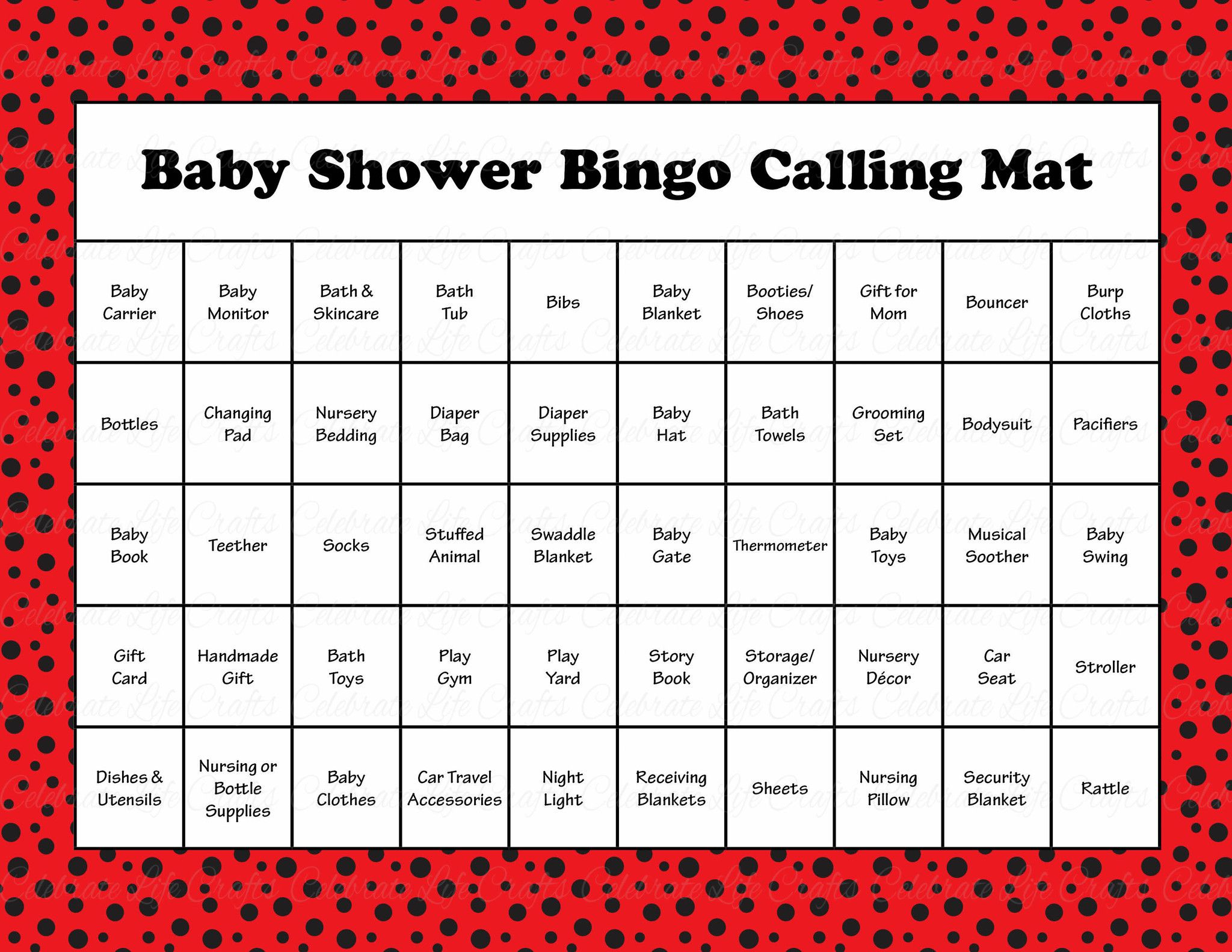 Printable Numbers Ladybug Bingo Cards Printable Bingo Cards