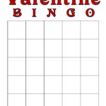 Printable Valentine Bingo Cards