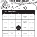 Road Trip Bingo Cards Printable